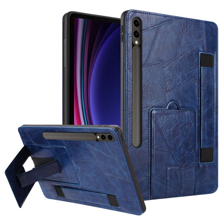Cinturino da polso retrò in ecopelle con retro in pelle vegana e supporto per tablet., For Galaxy Tab S10 FE+, For Galaxy Tab S10+ / S9 FE+ / S9+, For Galaxy Tab S6 Lite 2024 / P610