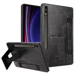 Cinturino da polso retrò in ecopelle con retro in pelle vegana e supporto per tablet., For Galaxy Tab S10 FE+, For Galaxy Tab S10+ / S9 FE+ / S9+, For Galaxy Tab S6 Lite 2024 / P610