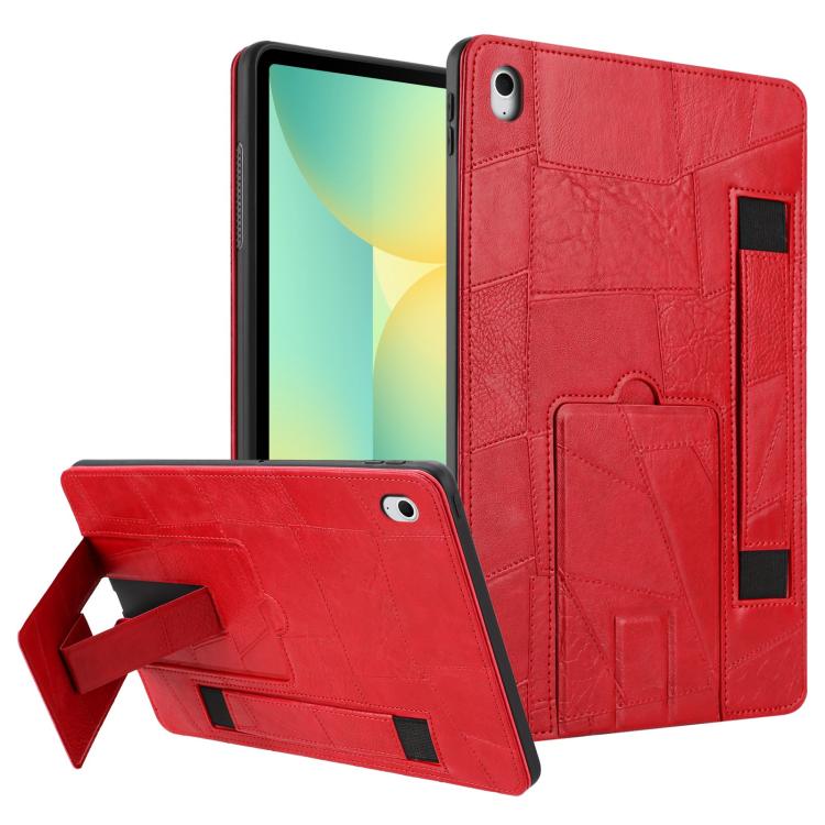 Cinturino da polso retrò in ecopelle con retro in pelle vegana e supporto per tablet., For Galaxy Tab S10 FE+, For Galaxy Tab S10+ / S9 FE+ / S9+, For Galaxy Tab S6 Lite 2024 / P610