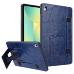 Cinturino da polso retrò in ecopelle con retro in pelle vegana e supporto per tablet., For Galaxy Tab S10 FE+, For Galaxy Tab S10+ / S9 FE+ / S9+, For Galaxy Tab S6 Lite 2024 / P610