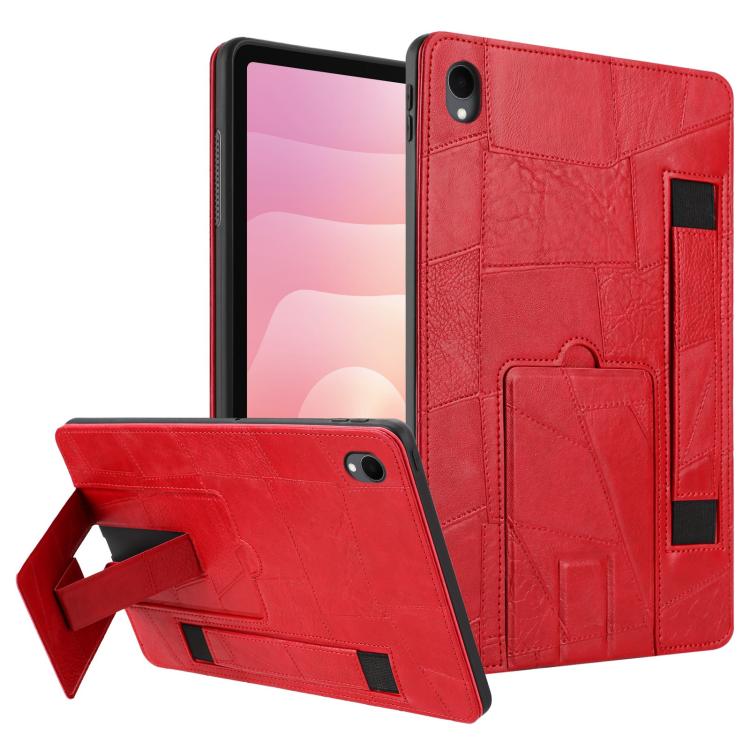 Cinturino da polso retrò in ecopelle con retro in pelle vegana e supporto per tablet., For Galaxy Tab A11+ / A9+, For Galaxy Tab A11 / A9, For Galaxy Tab S10 FE / S9 FE / S10 Lite, For Galaxy Tab S11