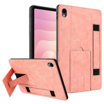 Cinturino da polso retrò in ecopelle con retro in pelle vegana e supporto per tablet., For Galaxy Tab A11+ / A9+, For Galaxy Tab A11 / A9, For Galaxy Tab S10 FE / S9 FE / S10 Lite, For Galaxy Tab S11