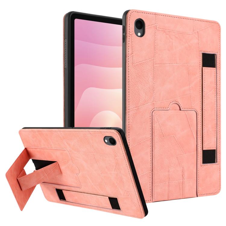 Cinturino da polso retrò in ecopelle con retro in pelle vegana e supporto per tablet., For Galaxy Tab A11+ / A9+, For Galaxy Tab A11 / A9, For Galaxy Tab S10 FE / S9 FE / S10 Lite, For Galaxy Tab S11