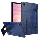 Cinturino da polso retrò in ecopelle con retro in pelle vegana e supporto per tablet., For Galaxy Tab A11+ / A9+, For Galaxy Tab A11 / A9, For Galaxy Tab S10 FE / S9 FE / S10 Lite, For Galaxy Tab S11
