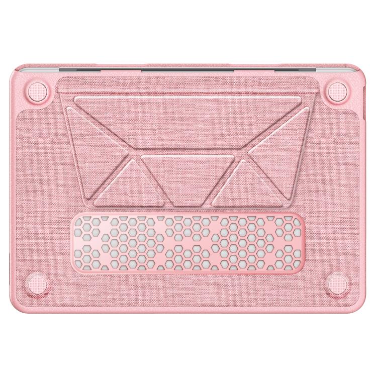 Custodia protettiva per laptop con supporto magnetico e texture in tessuto., For MacBook Neo 13 inch 2026 A18 Pro A3404