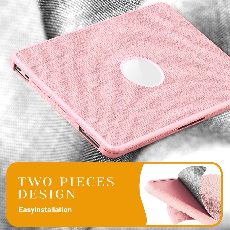 Custodia protettiva per laptop con supporto magnetico e texture in tessuto., For MacBook Neo 13 inch 2026 A18 Pro A3404