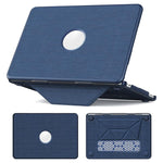 Custodia protettiva per laptop con supporto magnetico e texture in tessuto., For MacBook Neo 13 inch 2026 A18 Pro A3404
