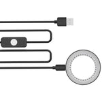 RF4 Kslid OK-13 Anello luminoso a LED regolabile da 35 pezzi per microscopio stereoscopico binoculare/trinoculare, OK-13
