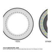 RF4 Kslid OK-13 Anello luminoso a LED regolabile da 35 pezzi per microscopio stereoscopico binoculare/trinoculare, OK-13