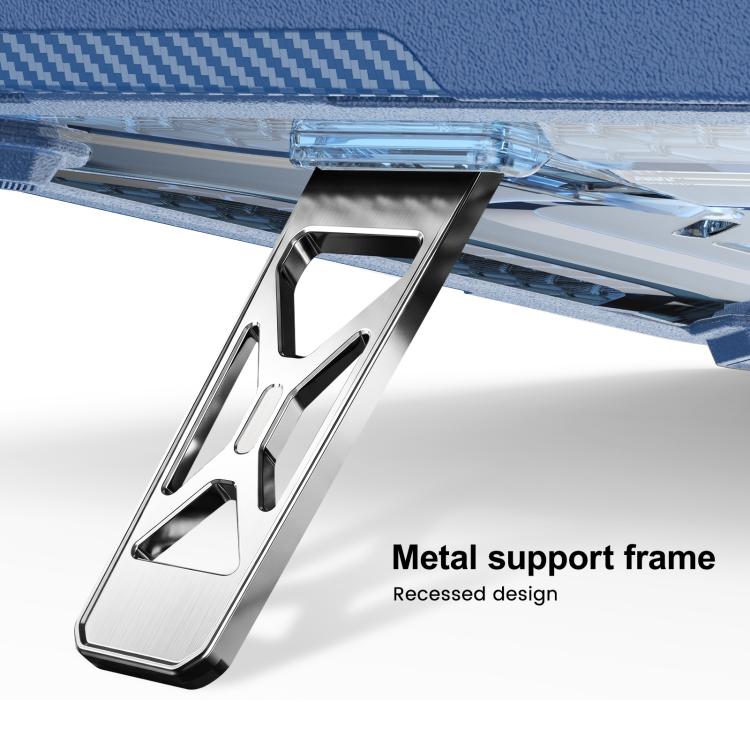 Custodia protettiva per laptop ibrida in PC, TPU, a nido d'ape e metallo con supporto., For MacBook Air 13.6 inch 2022/2024/2025/2026, For MacBook Neo 13 inch 2026 A18 Pro A3404