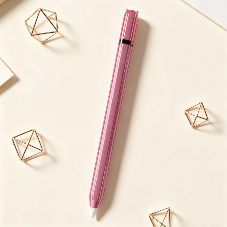 Custodia protettiva trasparente in TPU silicone stile gattino per penna stilo, For Apple Pencil 2 / Pro