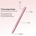 Custodia protettiva in silicone TPU trasparente a forma di orso grande per penna stilo., For Apple Pencil 2 / Pro