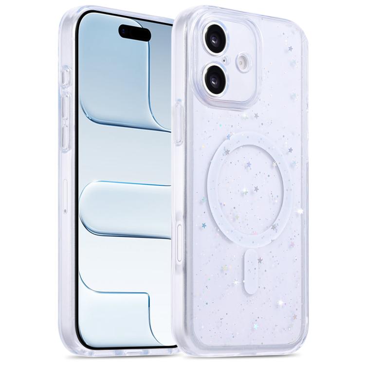Custodia per telefono magnetica in resina epossidica con gradiente di fori precisi e antiurto., For iPhone 17 Pro Max, For iPhone 17 Pro, For iPhone 17, For iPhone Air