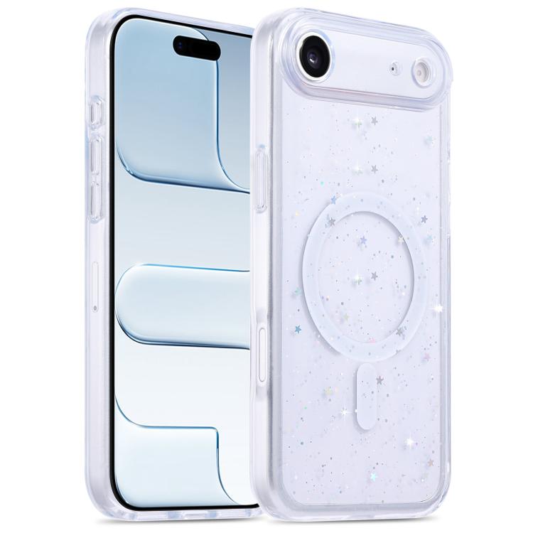Custodia per telefono magnetica in resina epossidica con gradiente di fori precisi e antiurto., For iPhone 17 Pro Max, For iPhone 17 Pro, For iPhone 17, For iPhone Air
