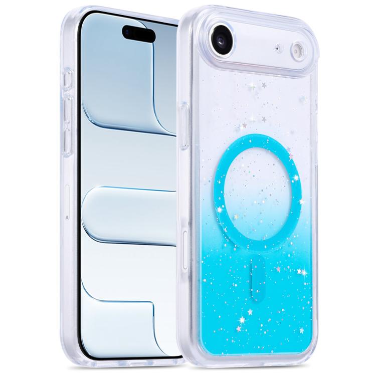 Custodia per telefono magnetica in resina epossidica con gradiente di fori precisi e antiurto., For iPhone 17 Pro Max, For iPhone 17 Pro, For iPhone 17, For iPhone Air