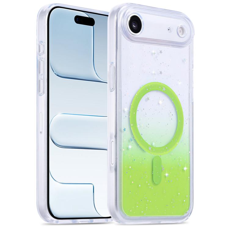 Custodia per telefono magnetica in resina epossidica con gradiente di fori precisi e antiurto., For iPhone 17 Pro Max, For iPhone 17 Pro, For iPhone 17, For iPhone Air