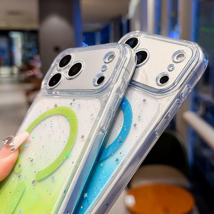 Custodia per telefono magnetica in resina epossidica sfumata antiurto con fori di precisione e cordino., For iPhone 17 Pro Max, For iPhone 17 Pro, For iPhone 17, For iPhone Air