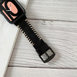 Cinturino in pelle con cucitura lisca di pesce per OPPO Watch