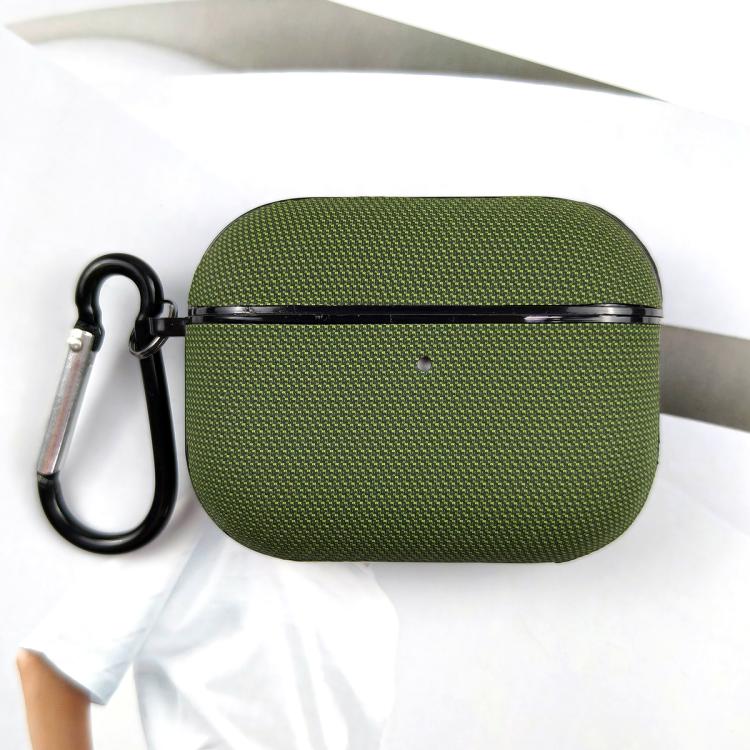 Custodia protettiva per auricolari in pelle a doppio strato con tessuto tecnico., For AirPods Pro 3, For AirPods 4, For AirPods Pro 2, For AirPods 3