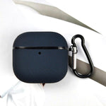 Custodia protettiva per auricolari in pelle a doppio strato con tessuto tecnico., For AirPods Pro 3, For AirPods 4, For AirPods Pro 2, For AirPods 3