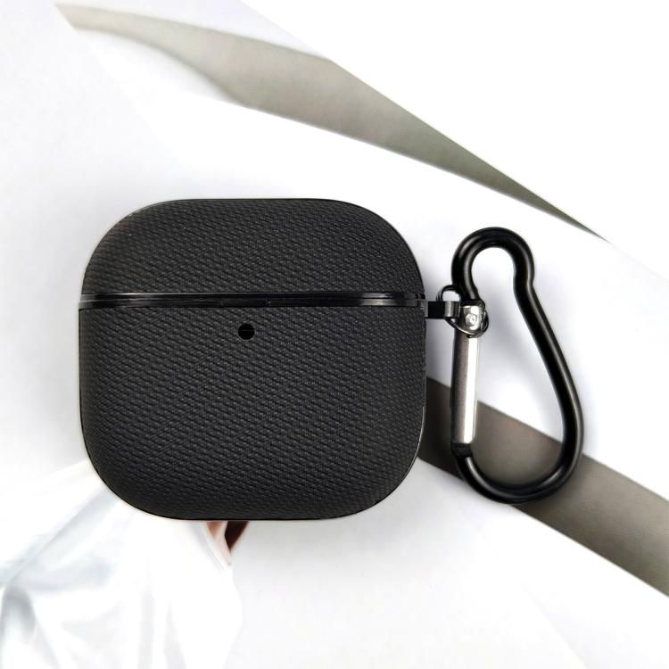 Custodia protettiva per auricolari in pelle a doppio strato con tessuto tecnico., For AirPods Pro 3, For AirPods 4, For AirPods Pro 2, For AirPods 3