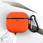 Custodia protettiva per auricolari in pelle a doppio strato con tessuto tecnico., For AirPods Pro 3, For AirPods 4, For AirPods Pro 2, For AirPods 3