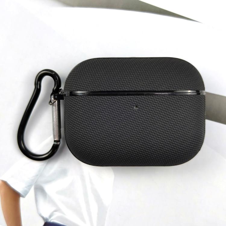 Custodia protettiva per auricolari in pelle a doppio strato con tessuto tecnico., For AirPods Pro 3, For AirPods 4, For AirPods Pro 2, For AirPods 3
