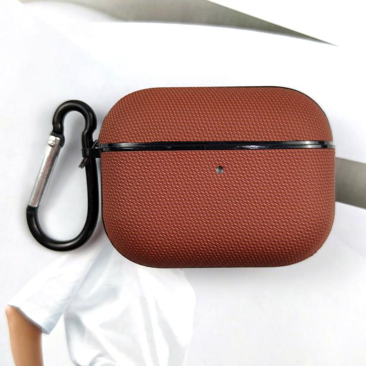 Custodia protettiva per auricolari in pelle a doppio strato con tessuto tecnico., For AirPods Pro, For AirPods 2 / 1