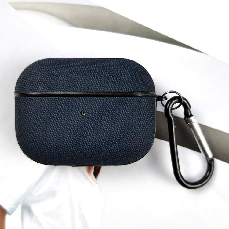 Custodia protettiva per auricolari in pelle a doppio strato con tessuto tecnico., For AirPods Pro 3, For AirPods 4, For AirPods Pro 2, For AirPods 3