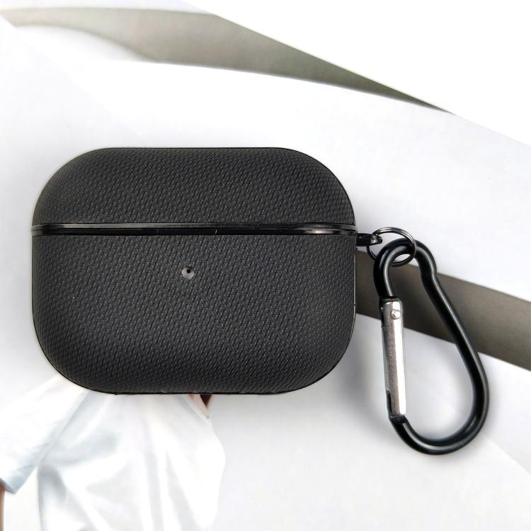 Custodia protettiva per auricolari in pelle a doppio strato con tessuto tecnico., For AirPods Pro 3, For AirPods 4, For AirPods Pro 2, For AirPods 3