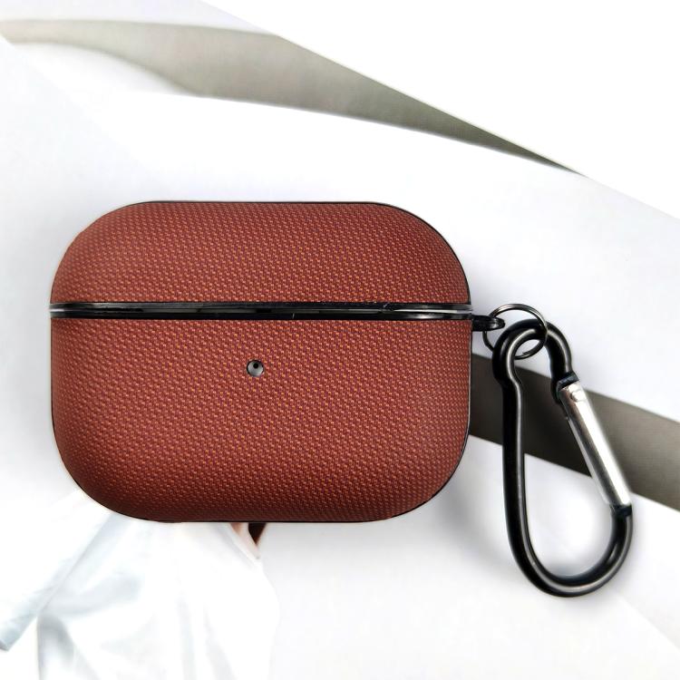 Custodia protettiva per auricolari in pelle a doppio strato con tessuto tecnico., For AirPods Pro 3, For AirPods 4, For AirPods Pro 2, For AirPods 3