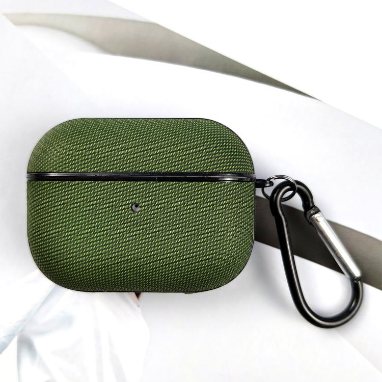 Custodia protettiva per auricolari in pelle a doppio strato con tessuto tecnico., For AirPods Pro 3, For AirPods 4, For AirPods Pro 2, For AirPods 3