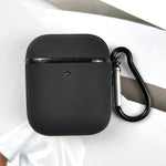Custodia protettiva per auricolari in pelle a doppio strato con tessuto tecnico., For AirPods Pro, For AirPods 2 / 1