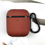 Custodia protettiva per auricolari in pelle a doppio strato con tessuto tecnico., For AirPods Pro, For AirPods 2 / 1