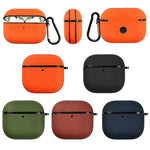 Custodia protettiva per auricolari in pelle a doppio strato con tessuto tecnico., For AirPods Pro, For AirPods 2 / 1