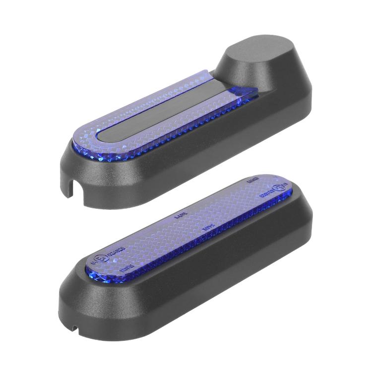 Kit 4 in 1 per la copertura laterale decorativa della ruota di un monopattino elettrico: blocco in plastica, striscia riflettente e viti incluse., For Xiaomi Mijia M365 Pro / Pro 2 / 1S
