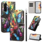 Custodia per telefono in ecopelle con motivo dipinto e cinturino, For Galaxy A57 5G, For Galaxy A37 5G / A36 5G, For Galaxy A27 5G