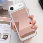 Custodia per telefono in TPU con effetto specchio, For iPhone 17 Pro Max, For iPhone 17 Pro, For iPhone 17, For iPhone Air, For iPhone 16 Pro Max, For iPhone 16 Pro, For iPhone 16 Plus, For iPhone 16