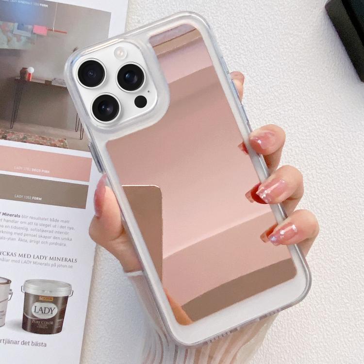 Custodia per telefono in TPU con effetto specchio, For iPhone 15 Pro Max, For iPhone 15 Pro, For iPhone 15 Plus, For iPhone 15