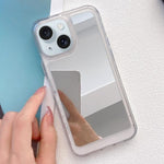 Custodia per telefono in TPU con effetto specchio, For iPhone 15 Pro Max, For iPhone 15 Pro, For iPhone 15 Plus, For iPhone 15