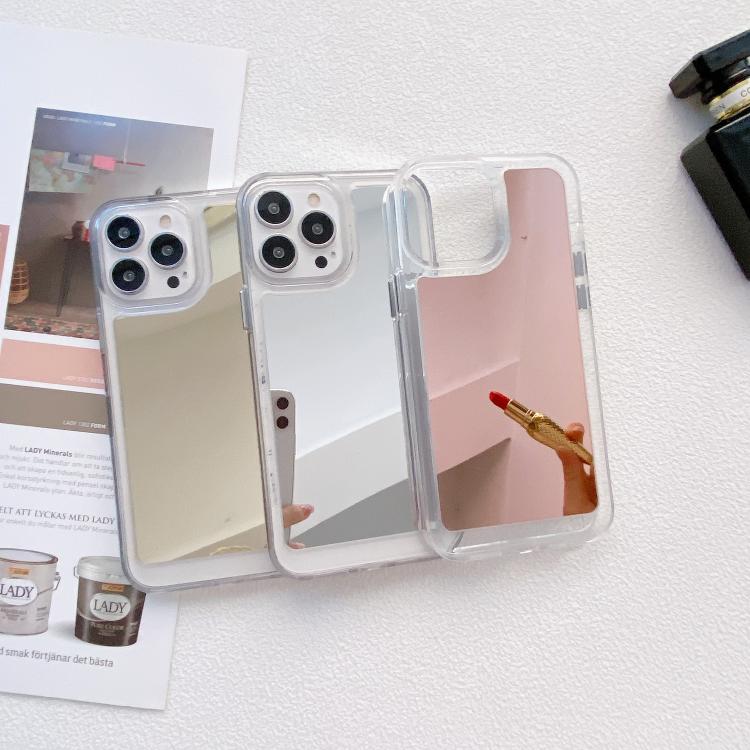 Custodia per telefono in TPU con effetto specchio, For iPhone 15 Pro Max, For iPhone 15 Pro, For iPhone 15 Plus, For iPhone 15