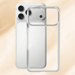 Custodia per telefono in PC sottile satinato con telaio antiurto per la dissipazione del calore., For iPhone 17 Pro Max, For iPhone 17 Pro, For iPhone Air, For iPhone 16 Pro Max, For iPhone 16 Pro, For iPhone 16 Plus