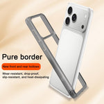Custodia per telefono in PC sottile satinato con telaio antiurto per la dissipazione del calore., For iPhone 17 Pro Max, For iPhone 17 Pro, For iPhone Air, For iPhone 16 Pro Max, For iPhone 16 Pro, For iPhone 16 Plus