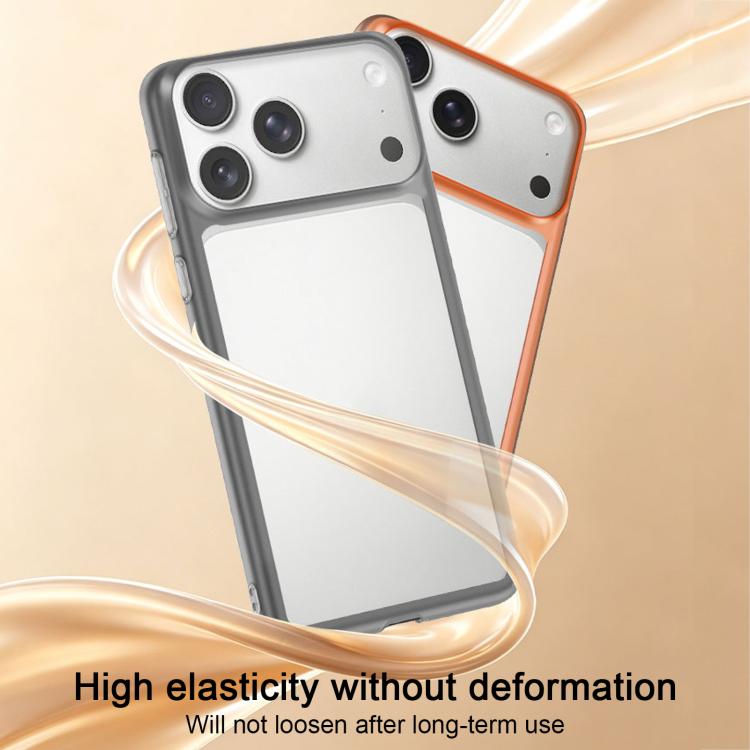 Custodia per telefono in PC sottile satinato con telaio antiurto per la dissipazione del calore., For iPhone 17 Pro Max, For iPhone 17 Pro, For iPhone Air, For iPhone 16 Pro Max, For iPhone 16 Pro, For iPhone 16 Plus