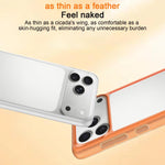 Custodia per telefono in PC sottile satinato con telaio antiurto per la dissipazione del calore., For iPhone 17 Pro Max, For iPhone 17 Pro, For iPhone Air, For iPhone 16 Pro Max, For iPhone 16 Pro, For iPhone 16 Plus