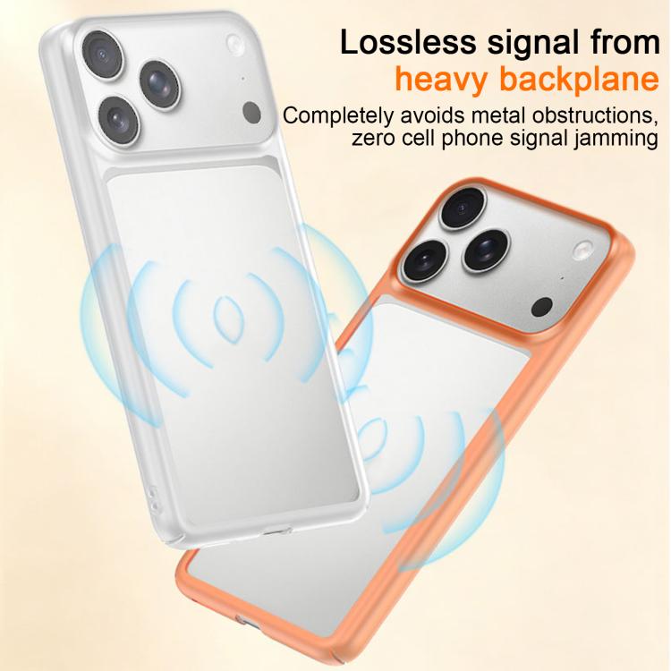 Custodia per telefono in PC sottile satinato con telaio antiurto per la dissipazione del calore., For iPhone 17 Pro Max, For iPhone 17 Pro, For iPhone Air, For iPhone 16 Pro Max, For iPhone 16 Pro, For iPhone 16 Plus