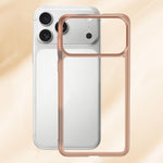 Custodia per telefono in PC sottile satinato con telaio antiurto per la dissipazione del calore., For iPhone 17 Pro Max, For iPhone 17 Pro, For iPhone Air, For iPhone 16 Pro Max, For iPhone 16 Pro, For iPhone 16 Plus