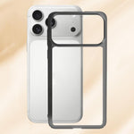 Custodia per telefono in PC sottile satinato con telaio antiurto per la dissipazione del calore., For iPhone 17 Pro Max, For iPhone 17 Pro, For iPhone Air, For iPhone 16 Pro Max, For iPhone 16 Pro, For iPhone 16 Plus