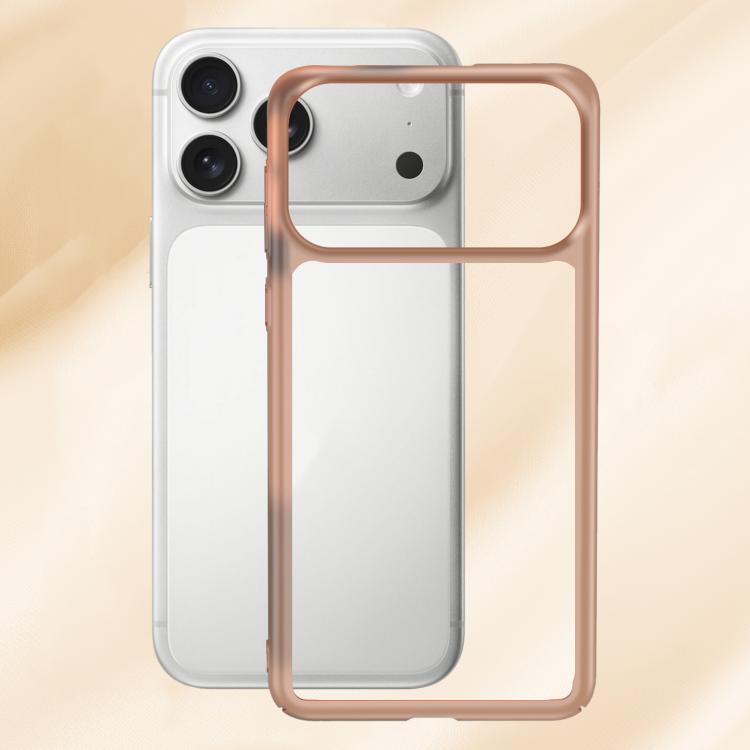 Custodia per telefono in PC sottile satinato con telaio antiurto per la dissipazione del calore., For iPhone 17 Pro Max, For iPhone 17 Pro, For iPhone Air, For iPhone 16 Pro Max, For iPhone 16 Pro, For iPhone 16 Plus