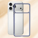 Custodia per telefono in PC sottile satinato con telaio antiurto per la dissipazione del calore., For iPhone 17 Pro Max, For iPhone 17 Pro, For iPhone Air, For iPhone 16 Pro Max, For iPhone 16 Pro, For iPhone 16 Plus